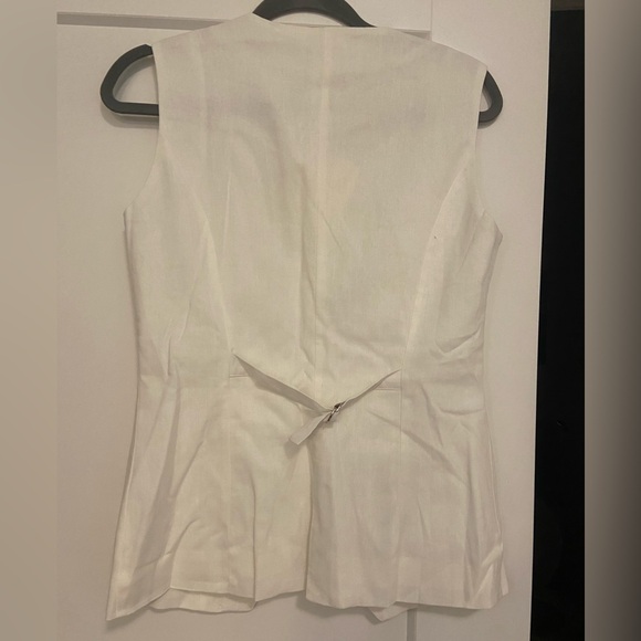PEPPERMAYO WHITE LINEN VEST - Picture 3 of 3